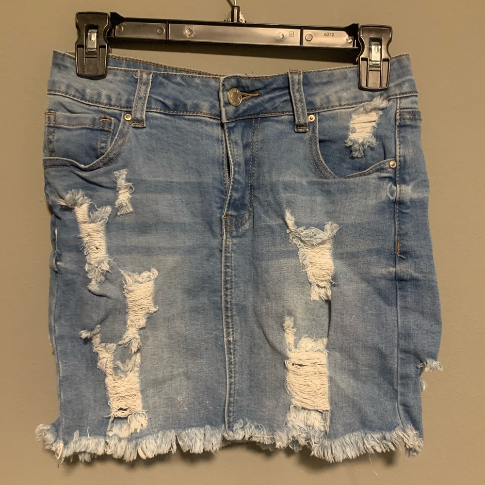 jean skirt
